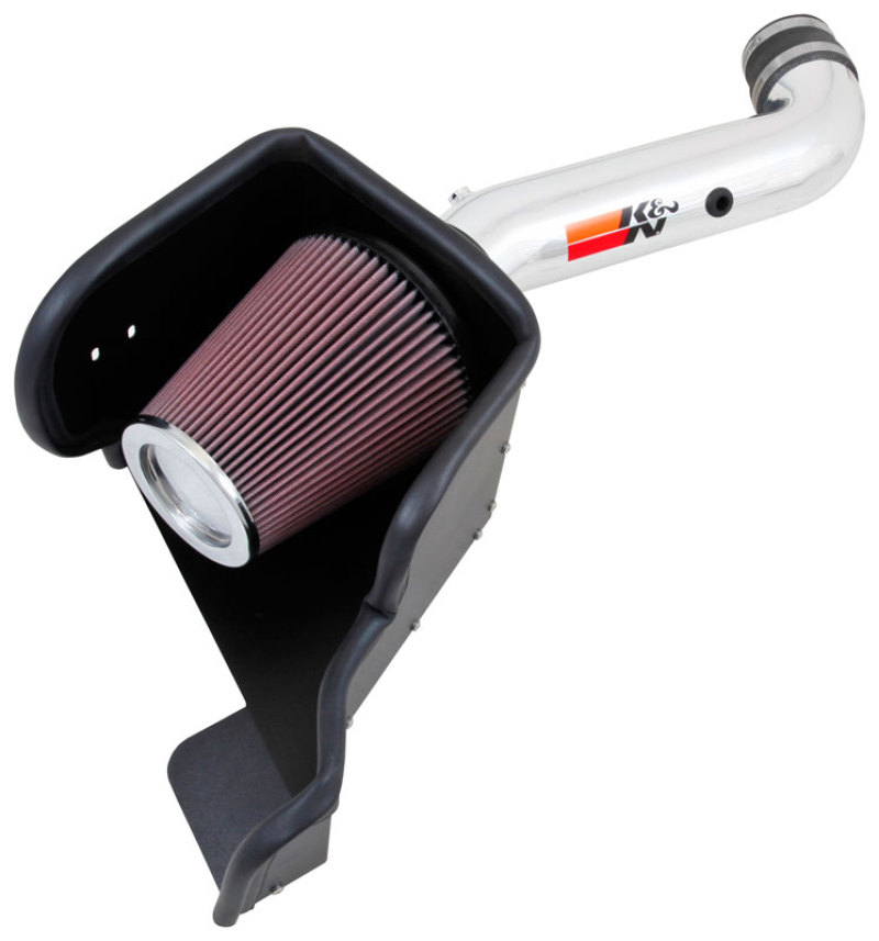 Ram 1500 Performance Air Intake - K&N Engineering - High Flow, Mandrel-Bent Aluminum - 2013